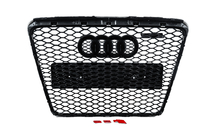 Audi A6 C6 2004-2011 гг. Передняя решетка RS-Style (черная) фото 4