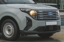 Ford Courier 2023- гг. Хромированные Накладки на Решетку (Нержавейка) фото 1