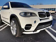 BMW X5 E70 2007-2013 гг. Накладка-сплиттер на передний бампер (для 2010-2013 Base, под покраску) фото 8