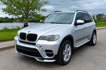 BMW X5 E70 2007-2013 гг. Накладка-сплиттер на передний бампер (для 2010-2013 Base, под покраску) фото 1
