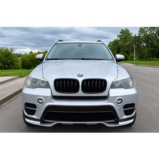 Накладка на передний бампер (2010-2013, грунтованная под покраску) BMW X5 E70 2007-2013 гг. фото 2