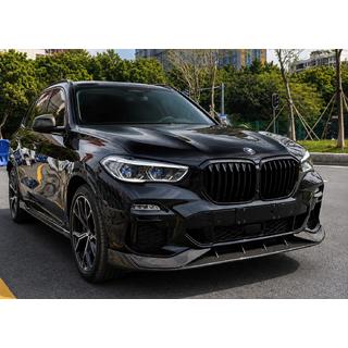 Передний лип-спойлер Paradigm V-1 (2018-2022, натуральный карбон) BMW X5 G05 2019–2026 гг. фото 1