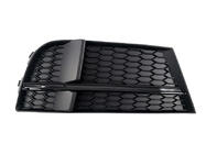 Audi A3 2012-2020 гг. Решетки противотуманных фар S-Style V-1 (2016-2020, 2 шт, Черный) фото 3