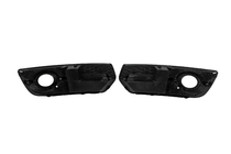 Audi Q5 2008-2017 гг. Решетки противотуманных фар RS-Style (2008-2012, 2 шт., черные с хромом) фото 4