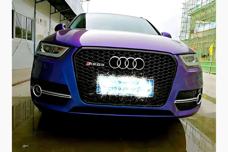 Audi Q3 2011-2019 гг. Передняя решетка радиатора RSQ3 (2011-2015, черная) Image
