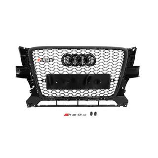 Передняя решетка RSQ-Style (2008-2012, черная) Audi Q5 2008-2017 гг. фото 1