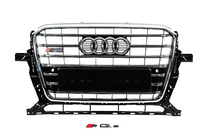 Audi Q5 2008-2017 гг. Передняя решетка SQ-Style (2012-2017, черная с хромом) фото 1