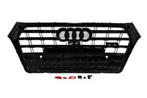 Audi Q5 2017-2025 гг. Передняя решетка радиатора SQ-Style (2017-2020, черная) фото 5