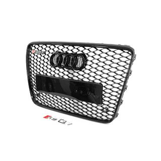 Передняя решетка RSQ-Style (черная) Audi Q7 2005-2015 гг. фото 2