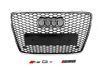 Audi Q7 2005-2015 гг. Передняя решетка RSQ-Style (черная с хромом) фото 1
