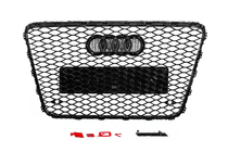 Audi Q7 2005-2015 гг. Передняя решетка RSQ-Style (черная с хромом) фото 4