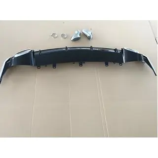 Задний диффузор с насадками на выхлоп RS-Style V-2 (2014-2017) фото 2