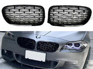 BMW 5 серия F10/F11 2010–2016 гг. Ноздри Diamond Black (Черный Глянец) фото 5