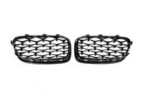 BMW 5 серия F10/F11 2010–2016 гг. Ноздри Diamond Black (Черный Глянец) фото 8