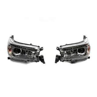 Передние фары OEM V2 2015-2019 (под ксеноновую или LED лампу, комплект 2 шт.) Toyota Hilux 2015- гг. фото 3