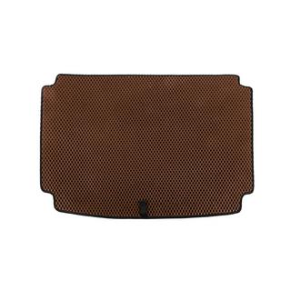 Коврик багажника EVA (E-Niro 2018-2022, с сабвуфером, Коричневый) Kia Niro 2016–2021 гг. фото 1