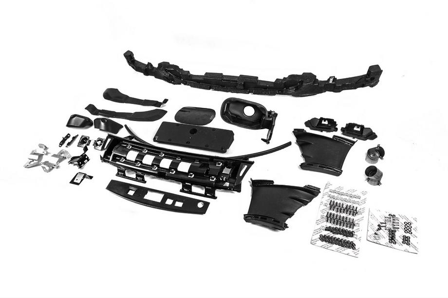 Mercedes S-class W221 2005-2013 гг. Комплект рестайлинга в W223 Maybach (с дверными ручками и вставками) Фото 53