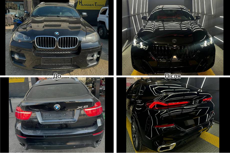 BMW X6 E71 2008–2014 гг. Комплект рестайлинга в X6M F96 LCI Фото 2