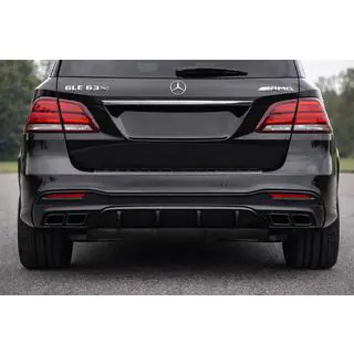 Задний диффузор для GLE (дизайн GLE63 Black) фото 1