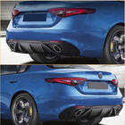 Alfa Romeo Giulia 2016-2022 гг. Диффузор заднего бампера Lip Carbon V2 (Карбон) фото 6