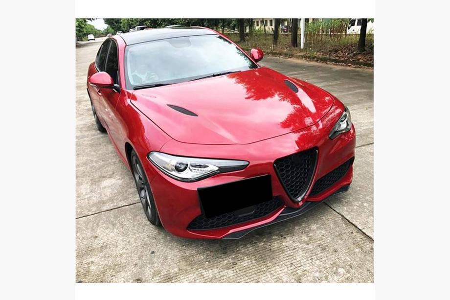 Alfa Romeo Giulia 2016-2022 гг. Капот V2 (Карбон) Фото 3
