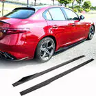 Alfa Romeo Giulia 2016-2022 гг. Боковые Пороги V3 (для Base/Sport, Карбон) фото 1