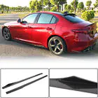 Alfa Romeo Giulia 2016-2022 гг. Боковые Пороги V3 (для Base/Sport, Карбон) фото 2