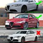 Alfa Romeo Giulia 2016-2022 гг. Боковые Пороги V3 (для Base/Sport, Карбон) фото 6