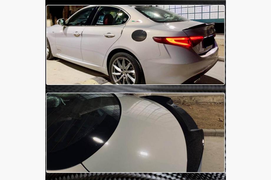 Alfa Romeo Giulia 2016-2022 гг. Спойлер V3 (Карбон) Фото 5