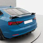 Audi A5 2016-2025 гг. Диффузор заднего бампера V3 (для S-Line 2016-2020, Карбон) фото 3