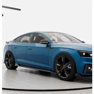 Боковые Пороги 2016-2020 V1 (для Sportback, Карбон) Audi A5 2016-2025 гг. фото 3