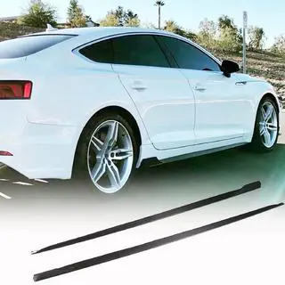 Боковые Пороги 2016-2020 V2 (для Sportback, Карбон) Audi A5 2016-2025 гг. фото 1