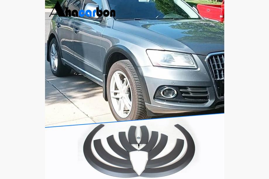 Audi Q5 2008-2017 гг. Серые расширители колесных арок (ABS) Фото 1