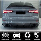 Audi A3 2012-2020 гг. Диффузор заднего бампера V1 (для RS3 Sedan 2017-2019, Карбон) фото 3