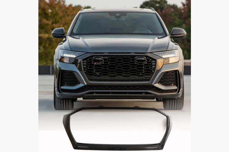Audi Q8 2018- гг. Окантовка решетки радиатора для RSQ8 Карбон Image