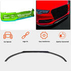 Audi A3 2012-2020 гг. Накладка на передний бампер Lip V1 (для S-Line Sedan 2012-2016, Карбон) фото 2