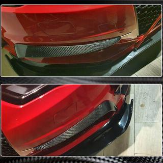 Накладки на противотуманки (для S-Line Sedan 2012-2016, Carbon) Audi A3 2012-2020 гг. фото 3