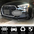 Audi A3 2012-2020 гг. Накладка на передний бампер Lip V1 (для S-Line 2017-2020 Sedan, Карбон) фото 4