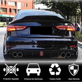 Диффузор заднего бампера V2 (для S-Line Sedan 2017-2020, Карбон) Audi A3 2012-2020 гг. фото 2