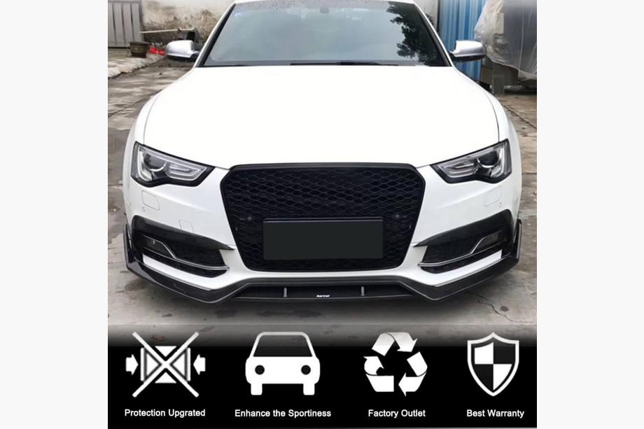 Audi A5 2007-2015 гг. Накладки на Противотуманные Фары (для S-Line 2012-2015, ABS) Фото 2