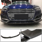 Audi A5 2016-2025 гг. Передняя накладка на бампер Lip (для S-Line Coupe/Cabriolet 2016-2020, Карбон) фото 2