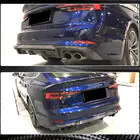 Audi A5 2016-2025 гг. Диффузор заднего бампера (для S-Line 2016-2020, Пластик) фото 5