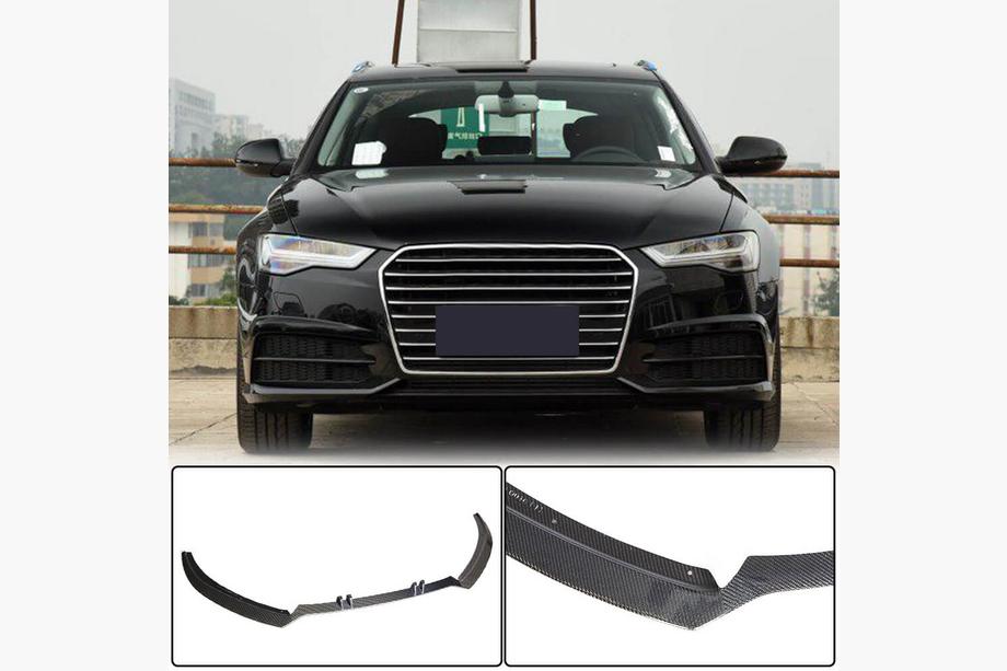 Audi A6 C7 2011-2017 гг. Передний Бампер Лип Карбон V2 для S-Line 2014-2018 Фото 1