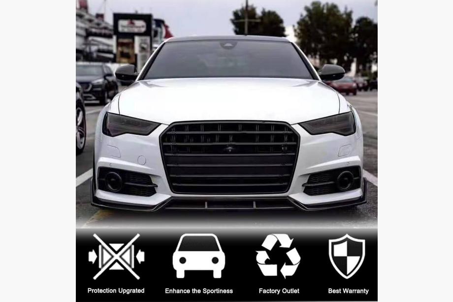 Audi A6 C7 2011–2018 гг. Передний Бампер Лип Карбон V1 для S-Line 2014-2018 Фото 2
