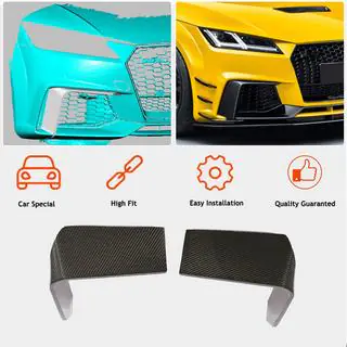 Накладки на противотуманные фары (для RS, 2016-2019, Карбон) Audi TT 2014-2023 гг. фото 2