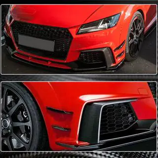 Накладки на противотуманные фары (для RS, 2016-2019, Карбон) Audi TT 2014-2023 гг. фото 4