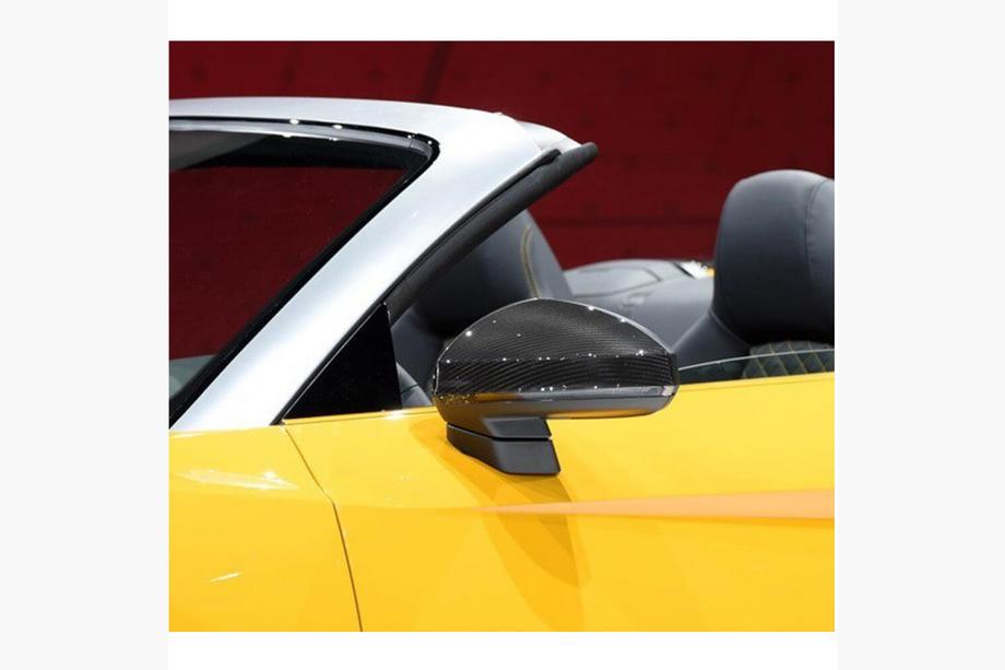 Audi TT 2014-2023 гг. Накладки на Зеркала Карбон Фото 3