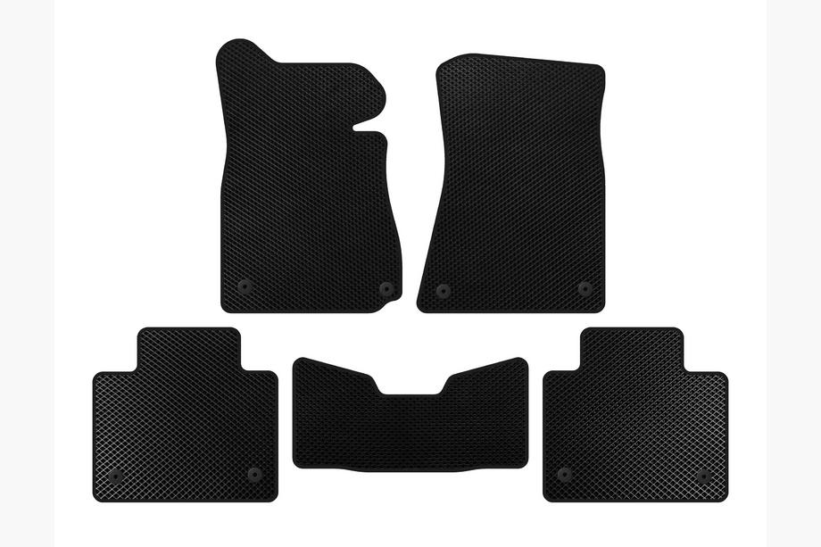 Lexus GS 2011-2020 гг. Коврики EVA (2011-2015, SD, Без полного привода, Черный) Image
