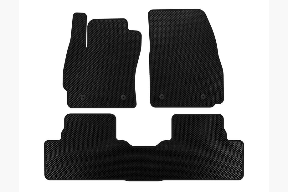 Mazda 5 2010-2018 гг. Коврики EVA (2 ряда, черные) Фото 1