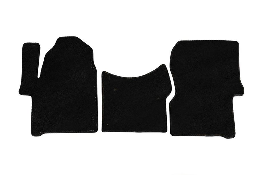 Volkswagen Crafter 2006-2016 гг. Текстильные коврики Premium V3 (черные) Image